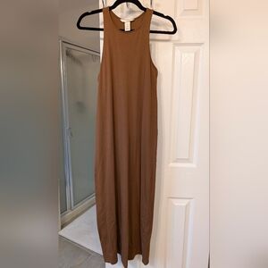 H&M Brown Racerback Maxi Dress